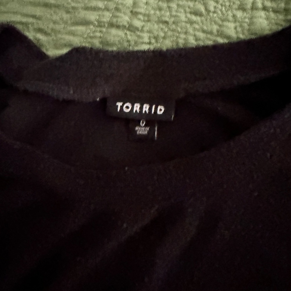 Comfy black pullover gently worn.